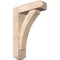 Ekena Millwork Thorton Craftsman Smooth Bracket w/ Offset Brace, Douglas Fir, 5 1/2"W x 18"D x 26"H BKT0604X18X26THR04SDF - alternate 1